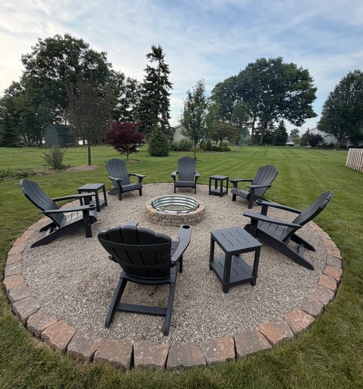 After: Fire-pit & outdoor living by DR Property Services