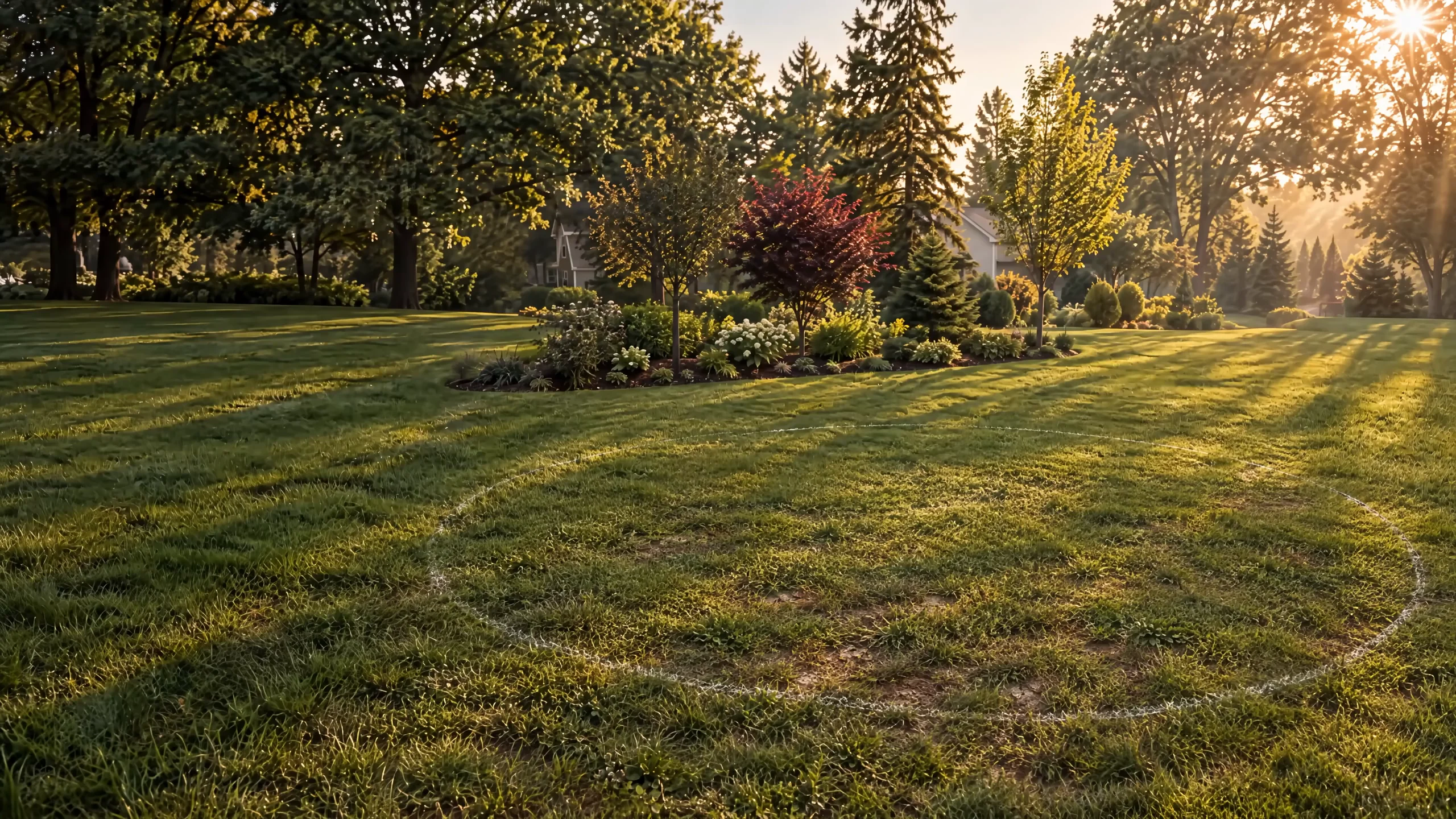 Landscape visualization of the outdoor space before construction